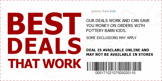 Pottery Barn Kids Coupon Codes: Save $46 w/ 2015 Promo ...