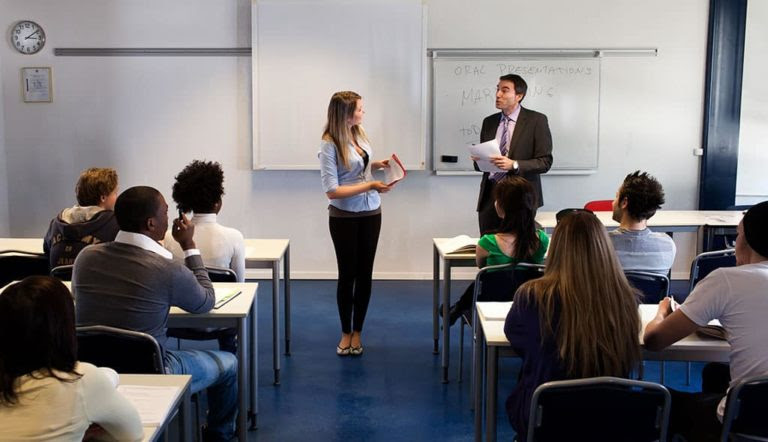 students at the university
