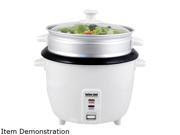 Buy Better Chef IM-405ST White 5-Cup Rice Cooker w/ Food Steamer