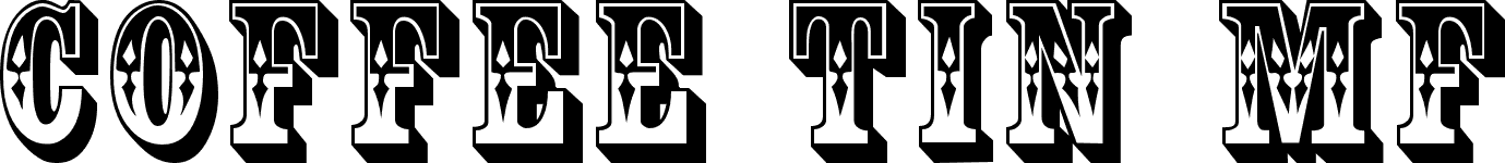 Download Coffee Tin MF Initials font