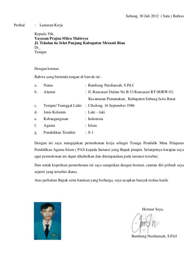 Contoh Amplop Lamaran Kerja Umum  Galeri Sampul