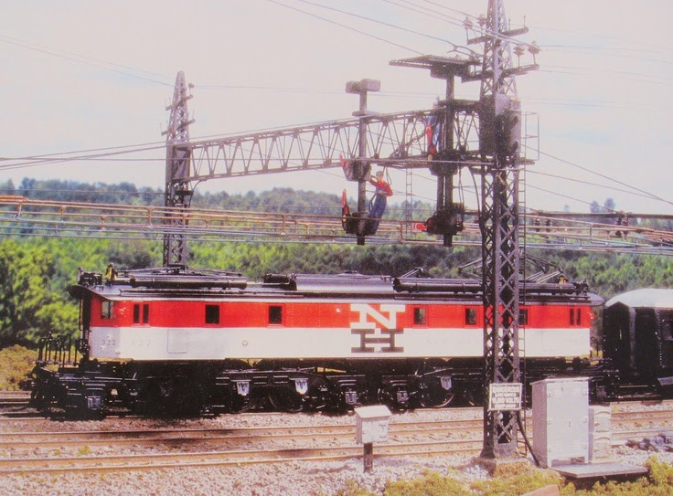 trains in the 1950s between New Haven, Connecticut and New York City 