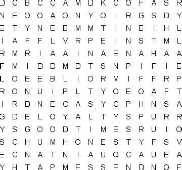 friendship  word search puzzle hidden message
