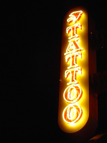 I heart neon Taken at Atomic Tattoo 