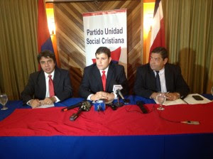 Gerardo Vargas, presidente del PUSC, dio hoy los detalles de la convención de su partido este fin de semana. CRH