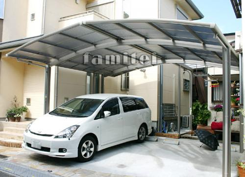 車が２台入る 駐車場屋根 カーポートはありますか 外構 庭 リフォーム エクステリア情報