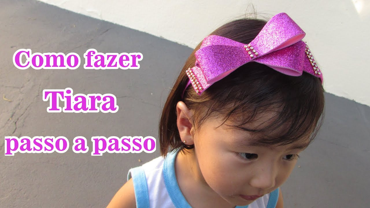 Como fazer Tiara passo a passo - YouTube