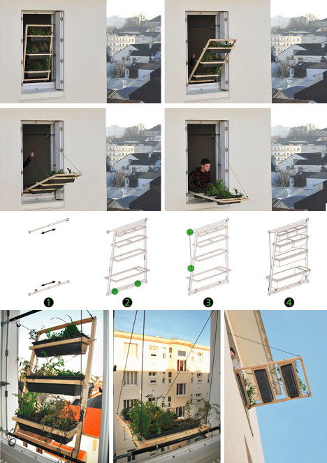 Urban Green: 8 Ingenious Small-Space Window Garden Ideas WebUrbanist