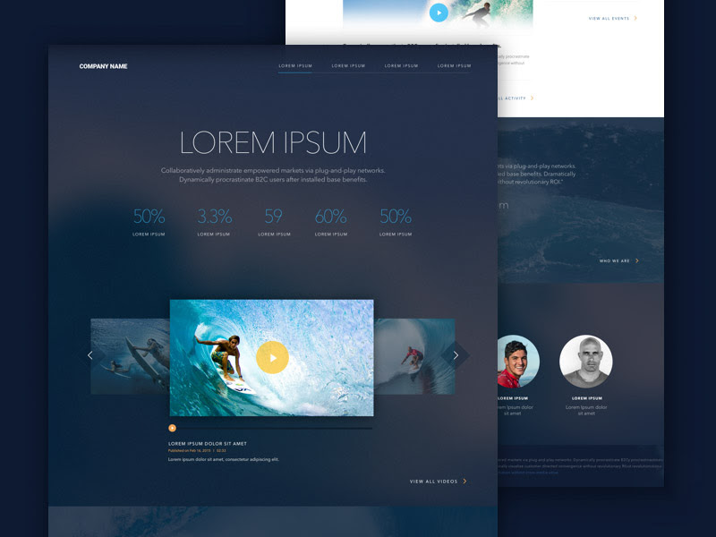 Landing Page Template Sketch Freebie Download Free Resource For Sketch Sketch App Sources
