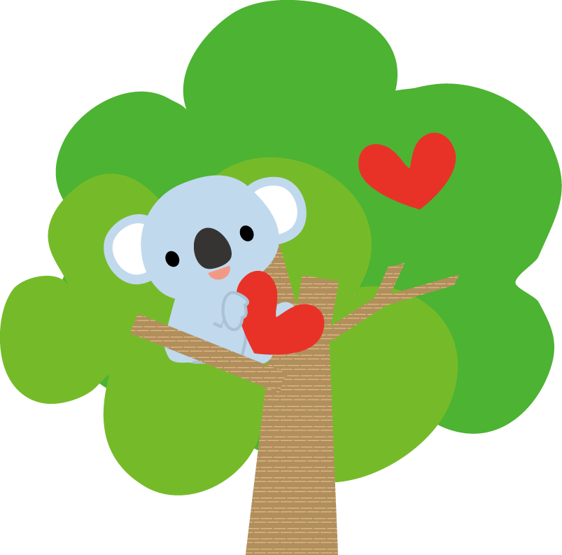 コアラのイラスト 無料イラスト フリー素材
