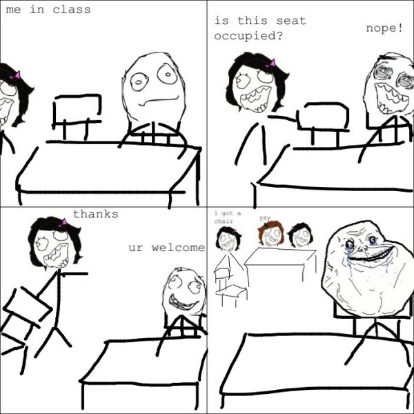rage comic meme forever alone chair school funny pics pictures pic picture image photo images photos lol