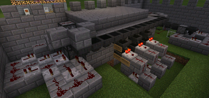Automatic Sorting Machine Redstone Minecraft Pe Maps