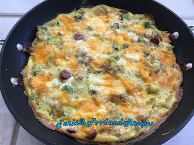 Hash Brown Breakfast Casserole (Patatesli Kahvalti Kaserolu)-food and recipes