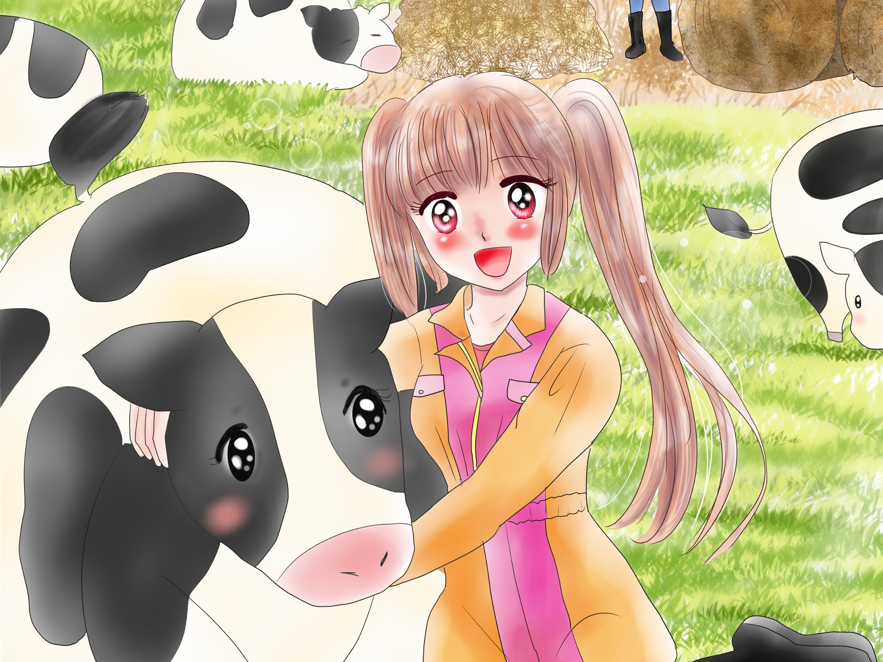 酪農家 畜産家 Dairy Farmer 女の子に人気 さくら Sakura あこがれの職業紹介
