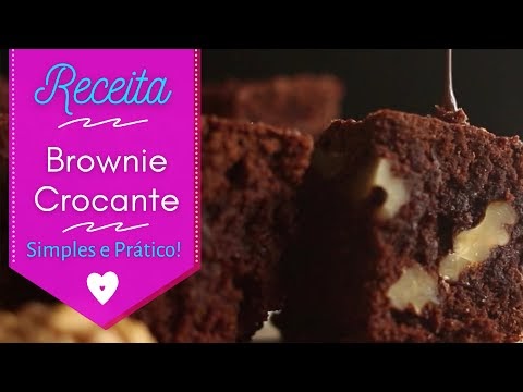 RECEITA DE BROWNIE CROCANTE DE CHOCOLATE, SABOR INTENSO E TEXTURA
PERFEITA! #BROWNIEDECHOCOLATE