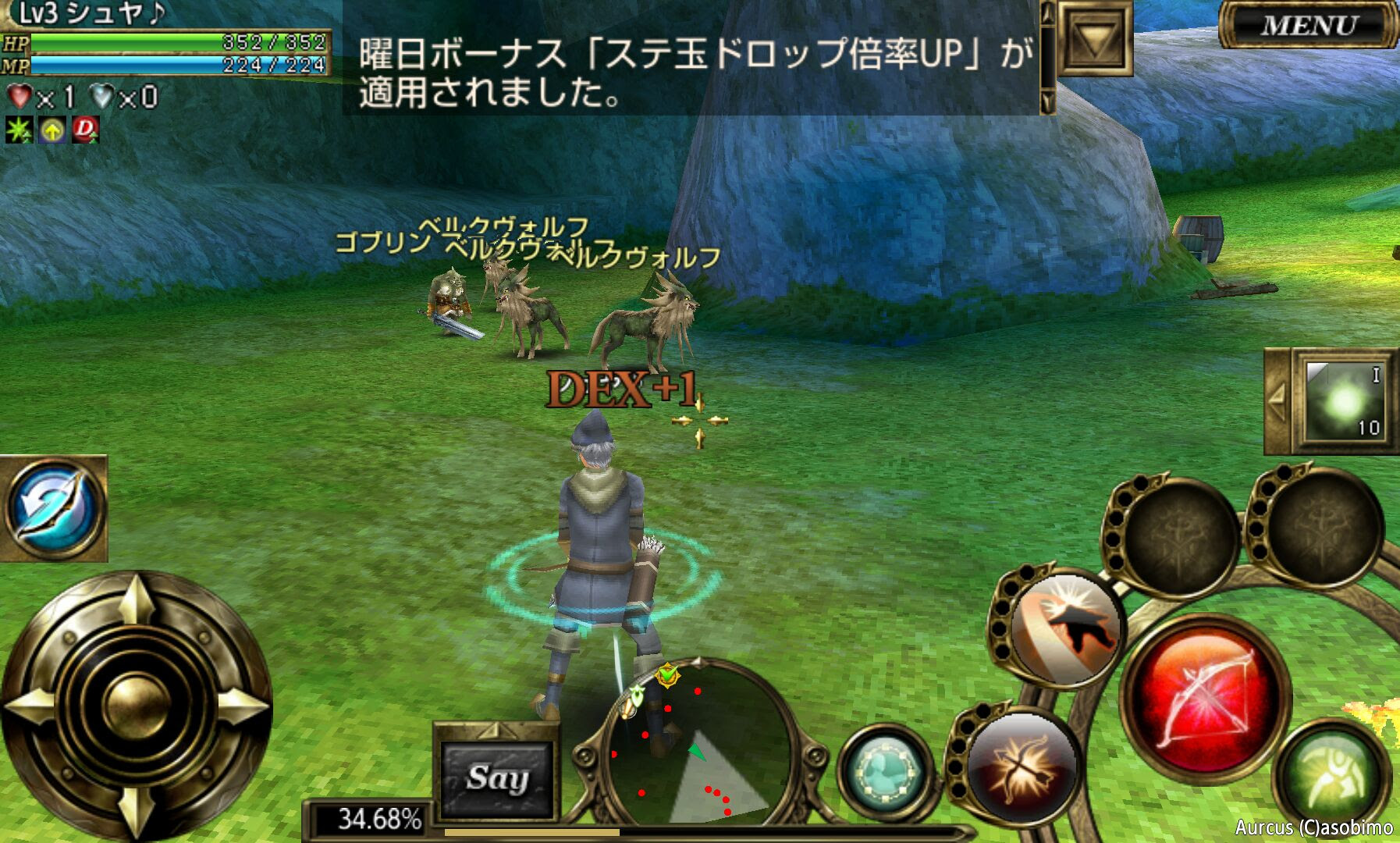 基本 レベルupだけでなくステ玉集めをしよう オルクスでいこう