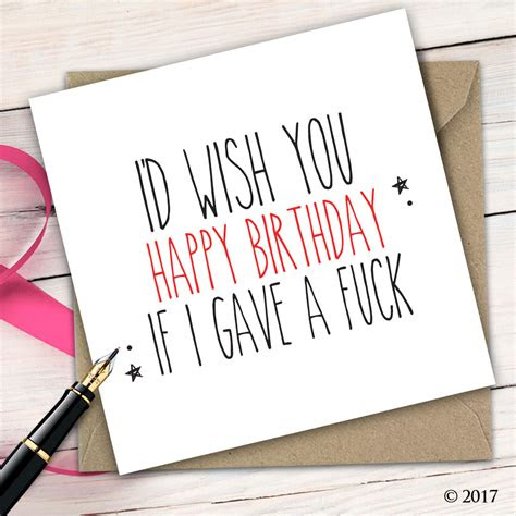  rude birthday card b32 print buzz wedding invitations birthday
