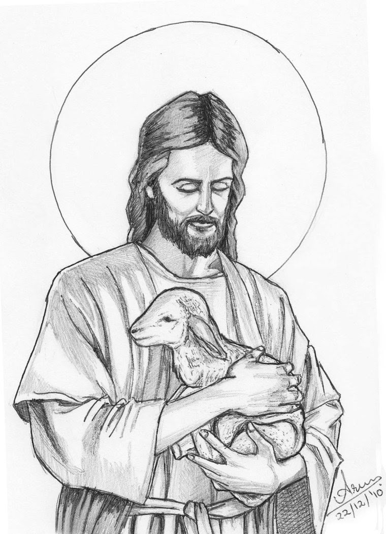 Jesus Drawing Images at GetDrawings | Free download