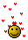 smileys aevc des ti-coeurs qui montent 