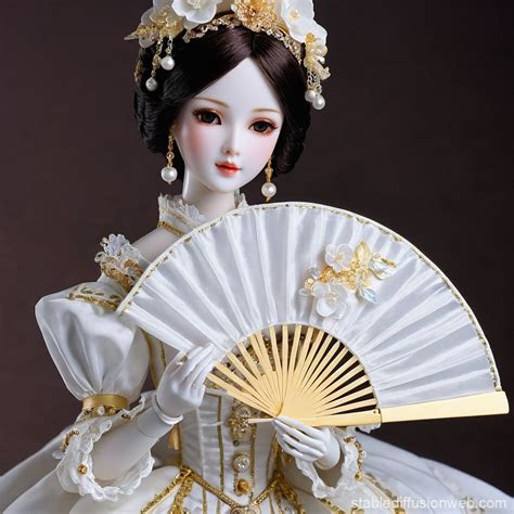 white doll in japan bus