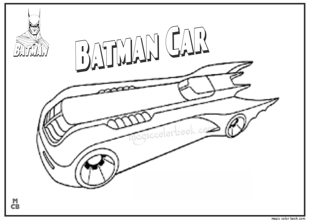Free Batman Car Coloring Pages Print, Download Free Batman ...