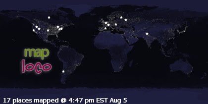 Locations of Site Visitors