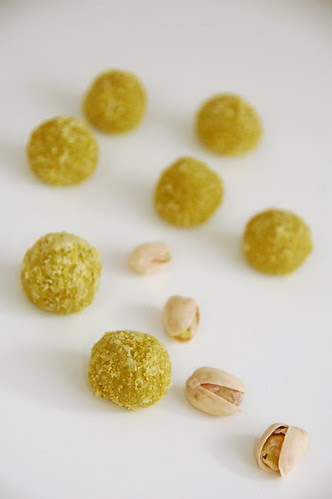 palline al pistacchio