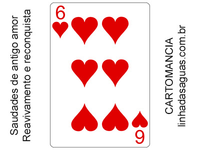 Cartomancia Carta Seis de Copas - Linha das Águas