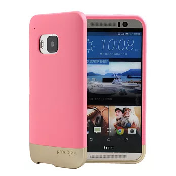 【一年保固】Prodigee HTC M9 ACCENT 馬卡龍系列甜粉紅+金