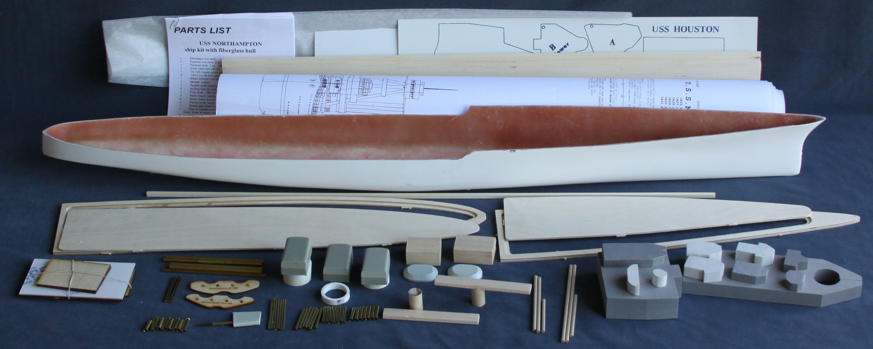 RC Model Warship Kits and Hulls