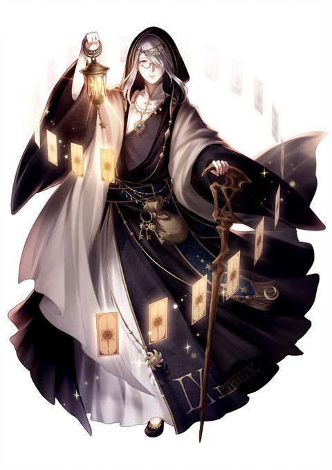 Tinami イラスト 魔術師 タロット 隠者