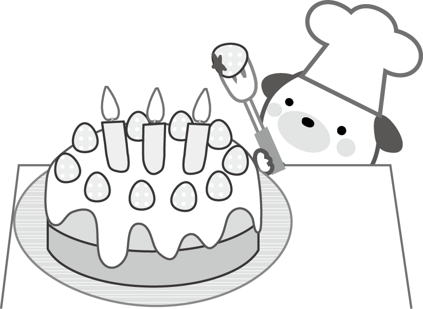 お祝いケーキのイラスト 無料素材