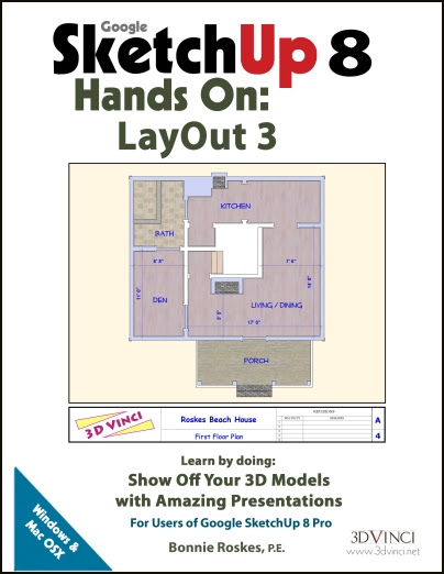 Google Sketchup 8 Hands On Layout 3 E Book 3dvinci