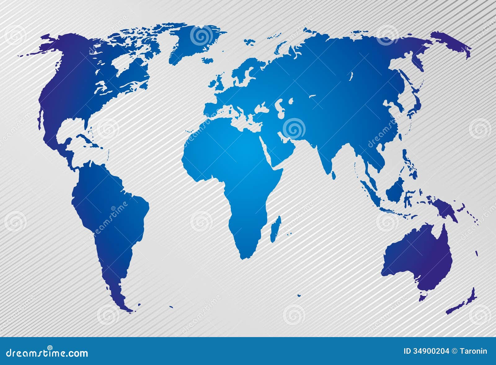 Carte de monde moderne