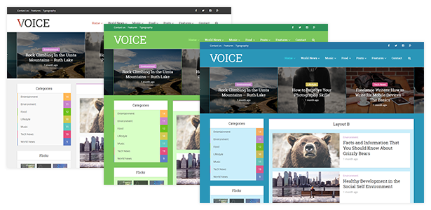 Voice - Clean News/Magazine WordPress Theme
