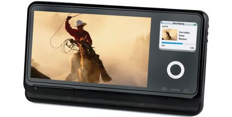 Portable iPod Video Enlarger and DVD Player