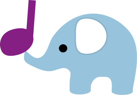 動物たちの音符のイラスト 無料イラスト フリー素材