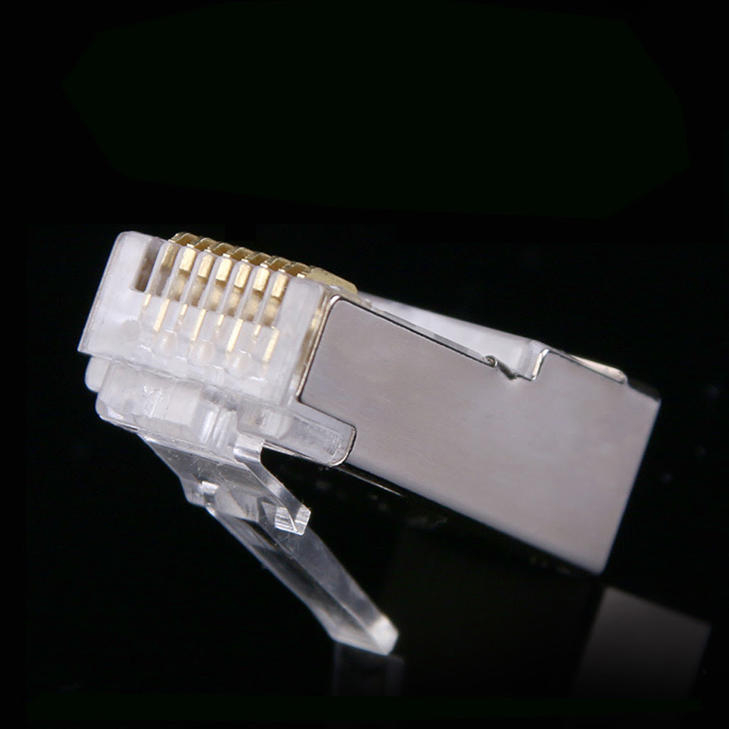 Conector De Clavija Modular De Cable De Red De Paso Cat6 Rj45 Con Extremo Abierto 100 Uds Rj45 Cat6 Conector De Paso 1222 2 Aliexpress