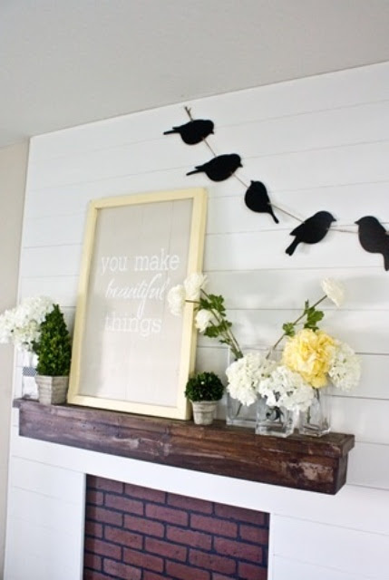 Inspiring Spring Mantels Inspiring Spring Mantels