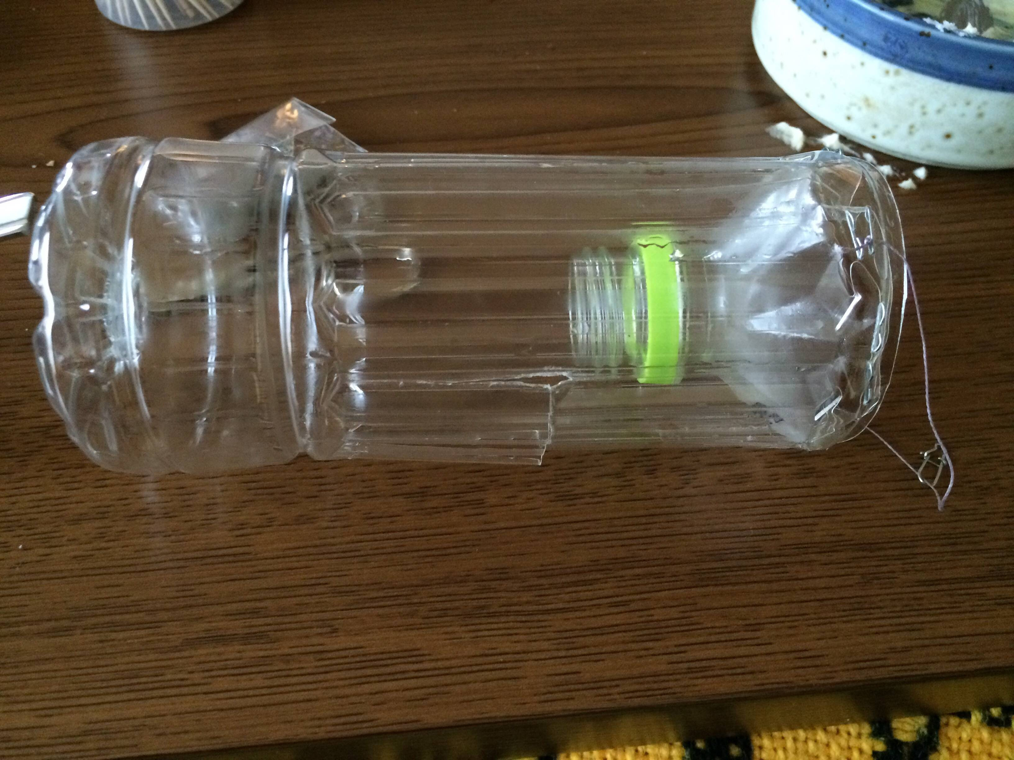 ペットボトルトラップ仕掛けてきた ねんげ