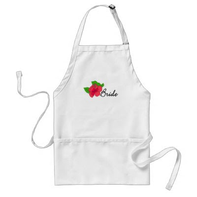 Hibiscus Tropical BRIDE Aprons