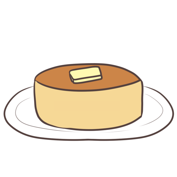ホットケーキのイラスト かわいいフリー素材が無料のイラストレイン