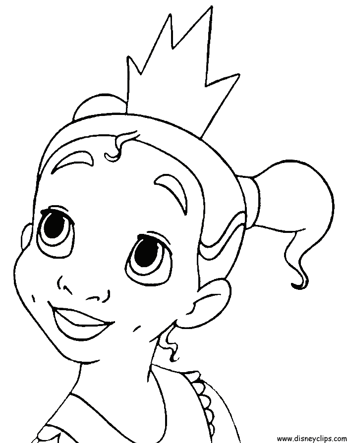 Tiana coloring pages to download and print for free