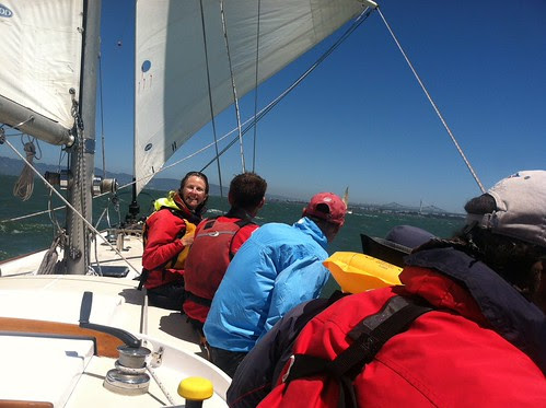 Sailing the Summer Sailstice in SF 2013
