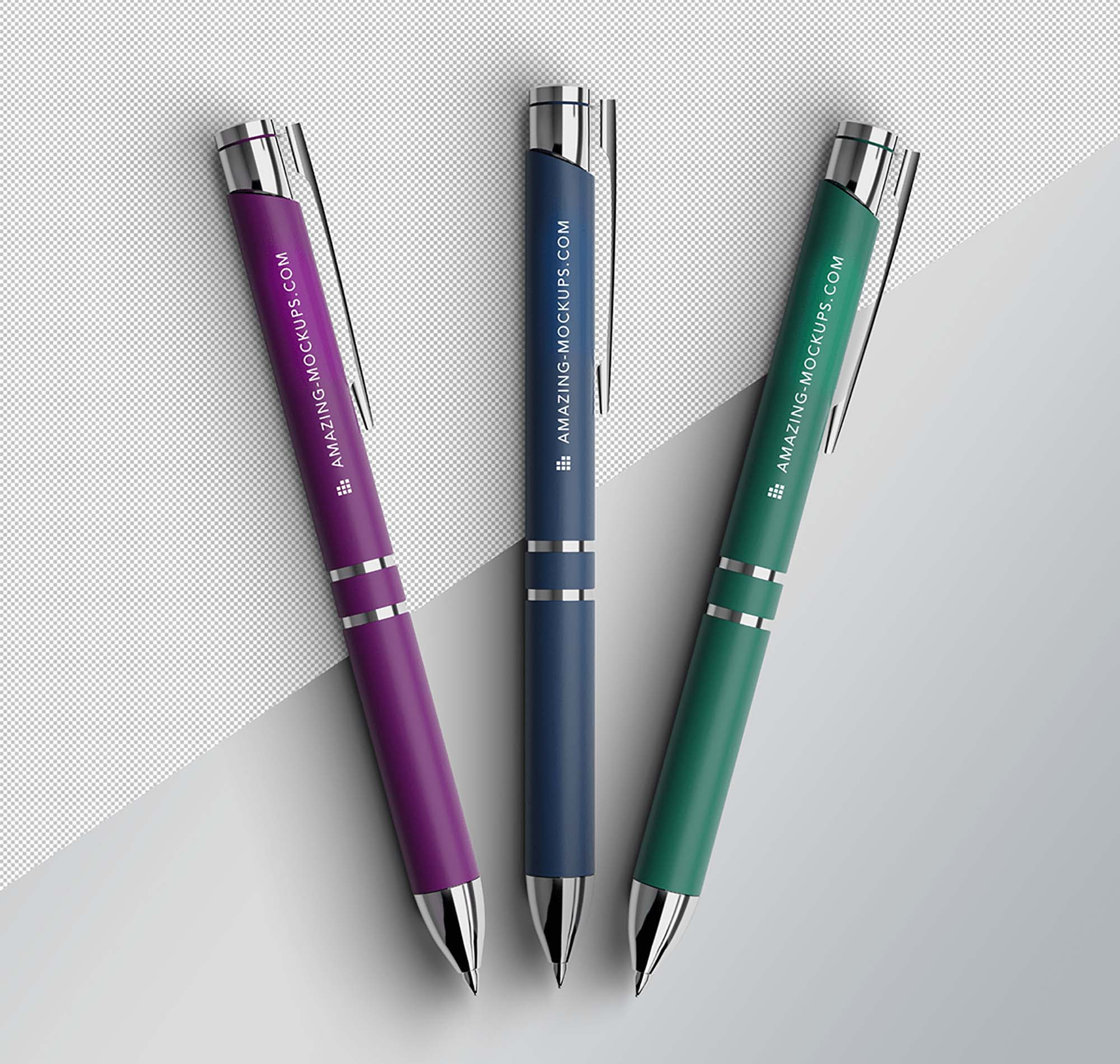 Download Free Ballpoint Pen Mockups Psd