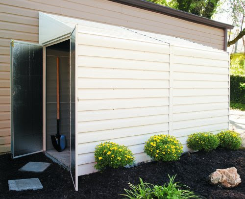 � Arrow Shed YS410-A Yard Saver 4-Feet by 10-Feet Steel Storage Shed ...