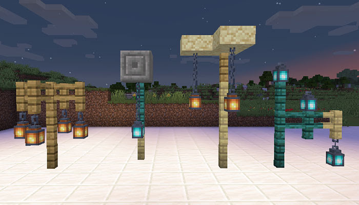 マイクラ 街灯や電灯の作り方とデザイン案54種類 マイクラモール