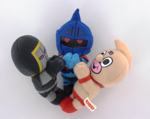 Petites Peluches Kinnikuman (Muscleman) série de 3 C