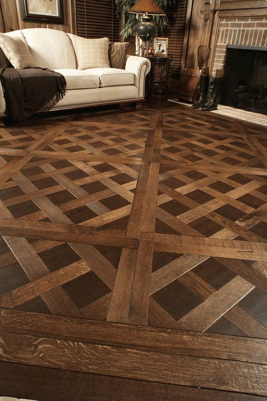 Wood floor designs and patterns