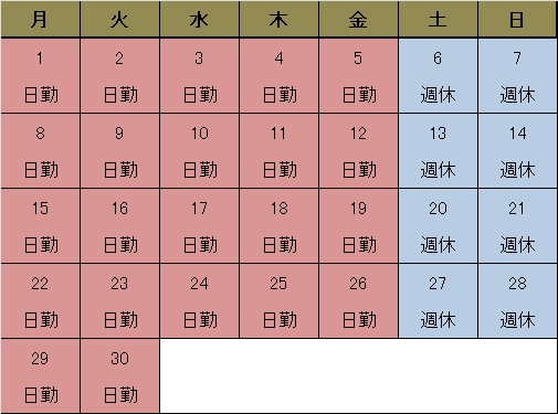 消防士の勤務形態